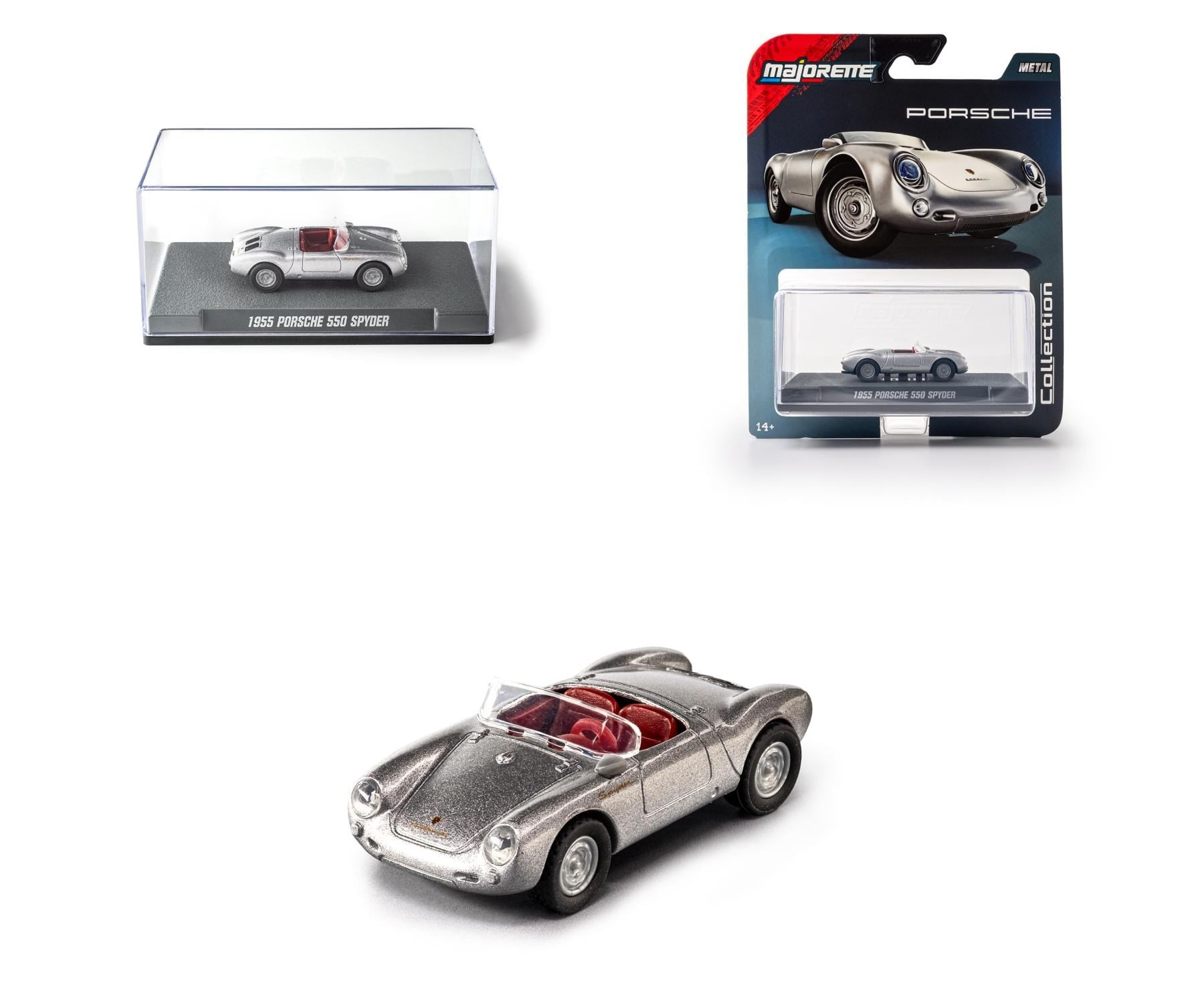 MAJORETTE COLLECTION SERISI WAVE 2 1955 PORSCHE 550 SPYDER Diğer SMB MAJ P5S
