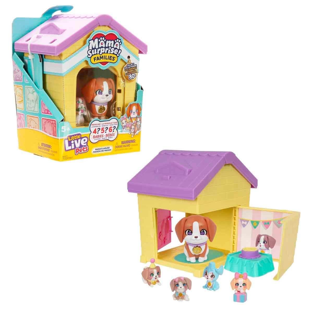 Little Live Pets Mama Sürprise Families House With Beagle LP306000 Giochi Preziosi LP306000 B