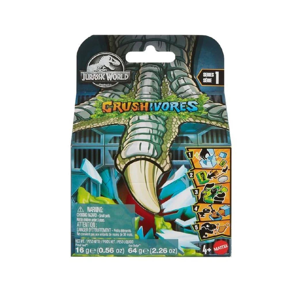 Jurassic World Crushivores Serisi Sürpriz Aksesuarlı Figürler HVB29-E Jurassic World HVB29 E
