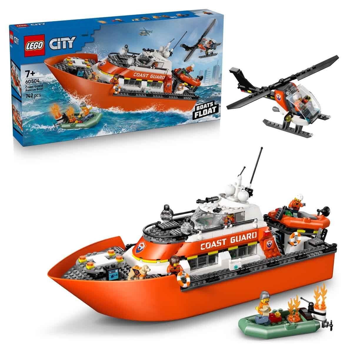 LEGO CITY SAHIL GUVENLIK KURTARMA BOTU VE HELIKOPTERI 60504 Diğer LSC60504