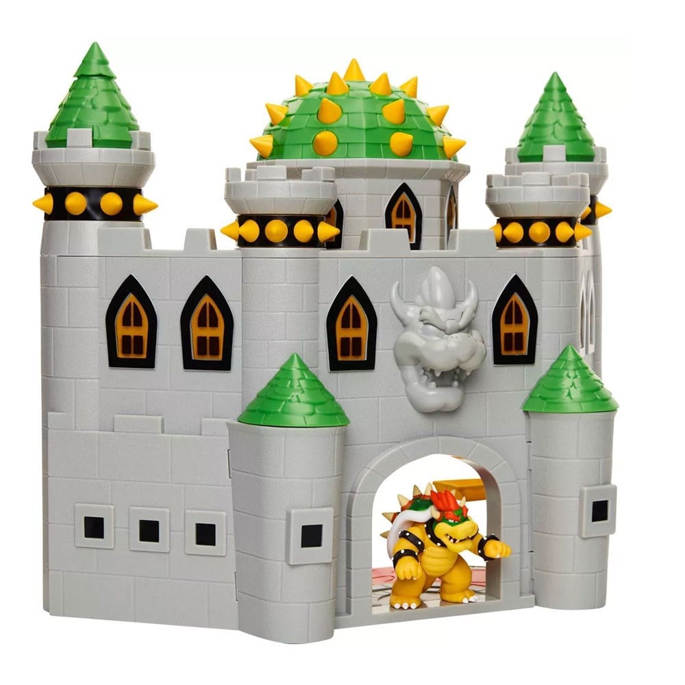 NINTENDO BOWSER KALESI DELUX OYUNSETI BOWSER 6.5 CM 10176 Diğer NESL 10176