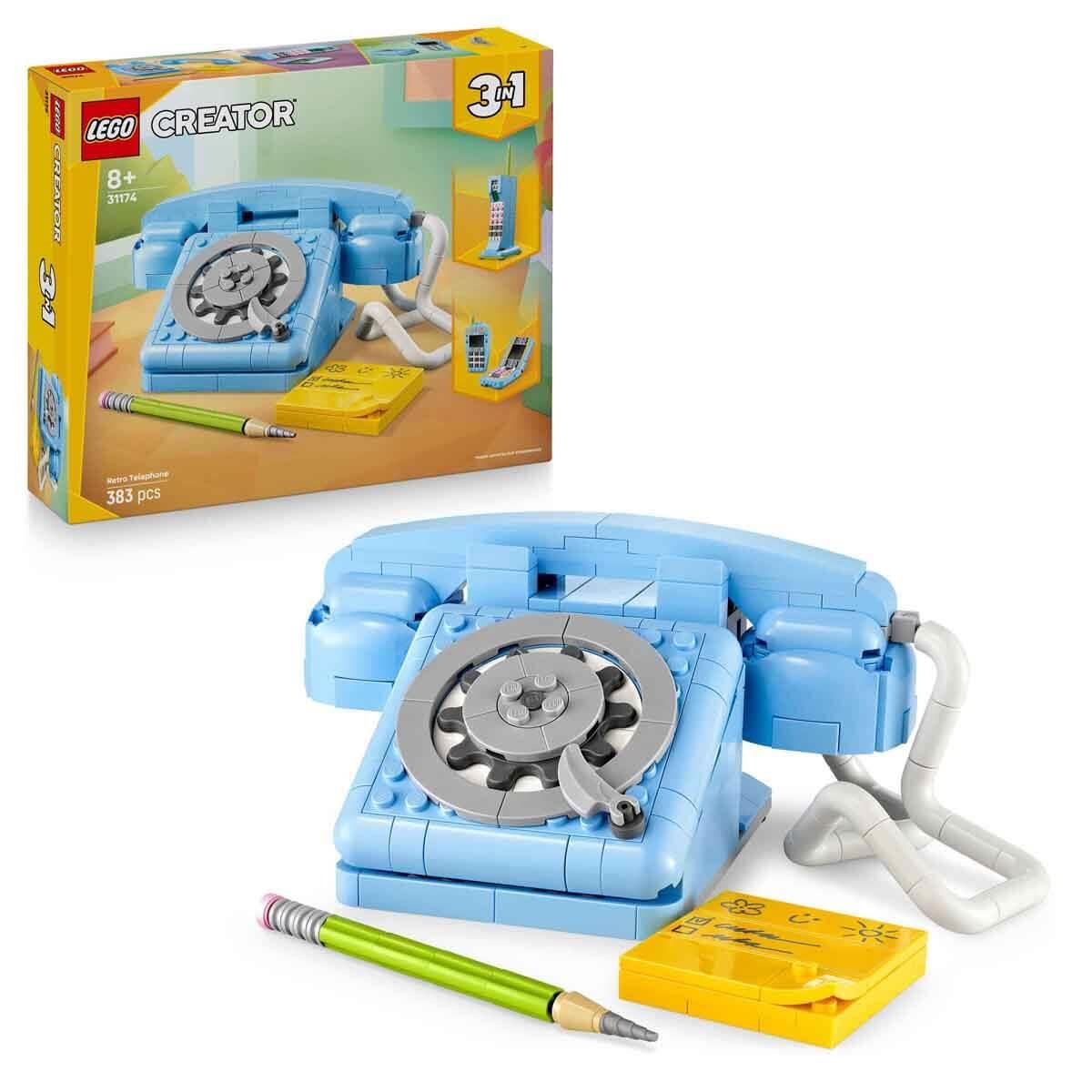 LEGO CREATOR 3U 1 ARADA RETRO TELEFON 31174 Diğer LMC31174