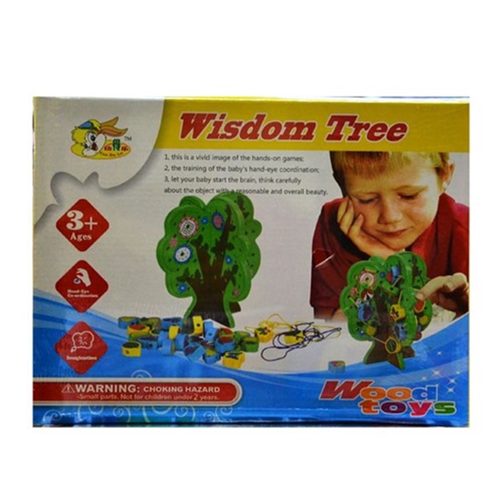 Ahşap Eğitici Şekilli Ağaç