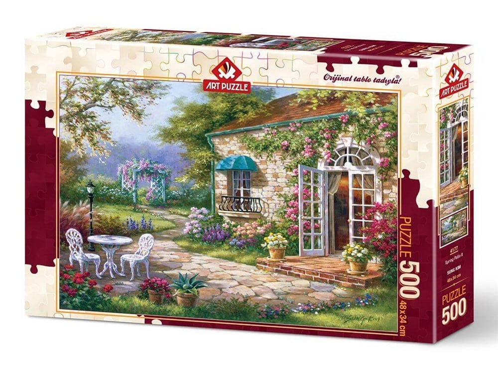 Art 500 Parça Spring Patio HD 4177 Art Puzzle HD 4177