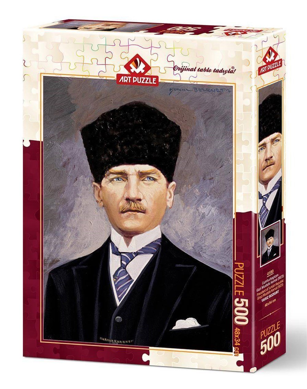 Art 500 Parça Cumhurbaşkanı Maraşel HD 4180 Art Puzzle HD 4180