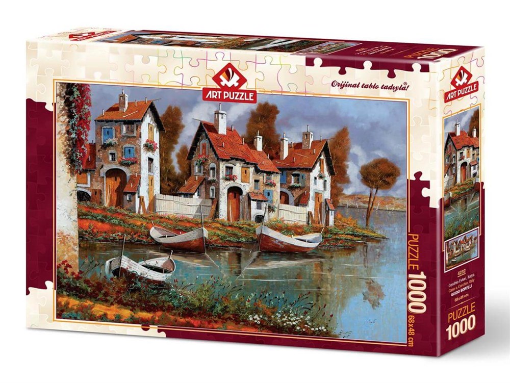 Art Puzzle Cerchıo Evleri, İtalya 1000 Parça Puzzle HD 4232 Art Puzzle HD 4232