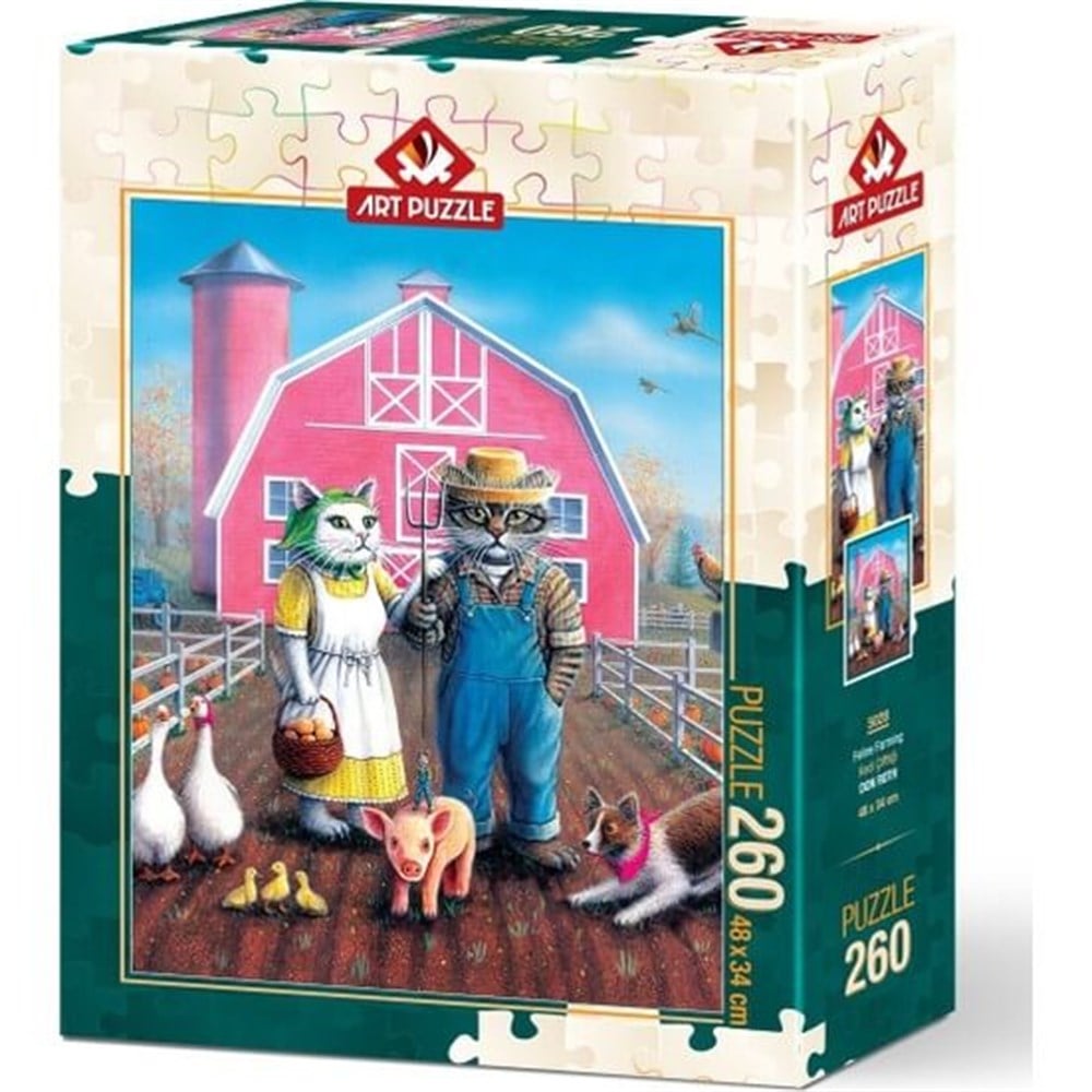 Art Puzzle 260 Parça Kedi Çiftliği Art Puzzle HD5028