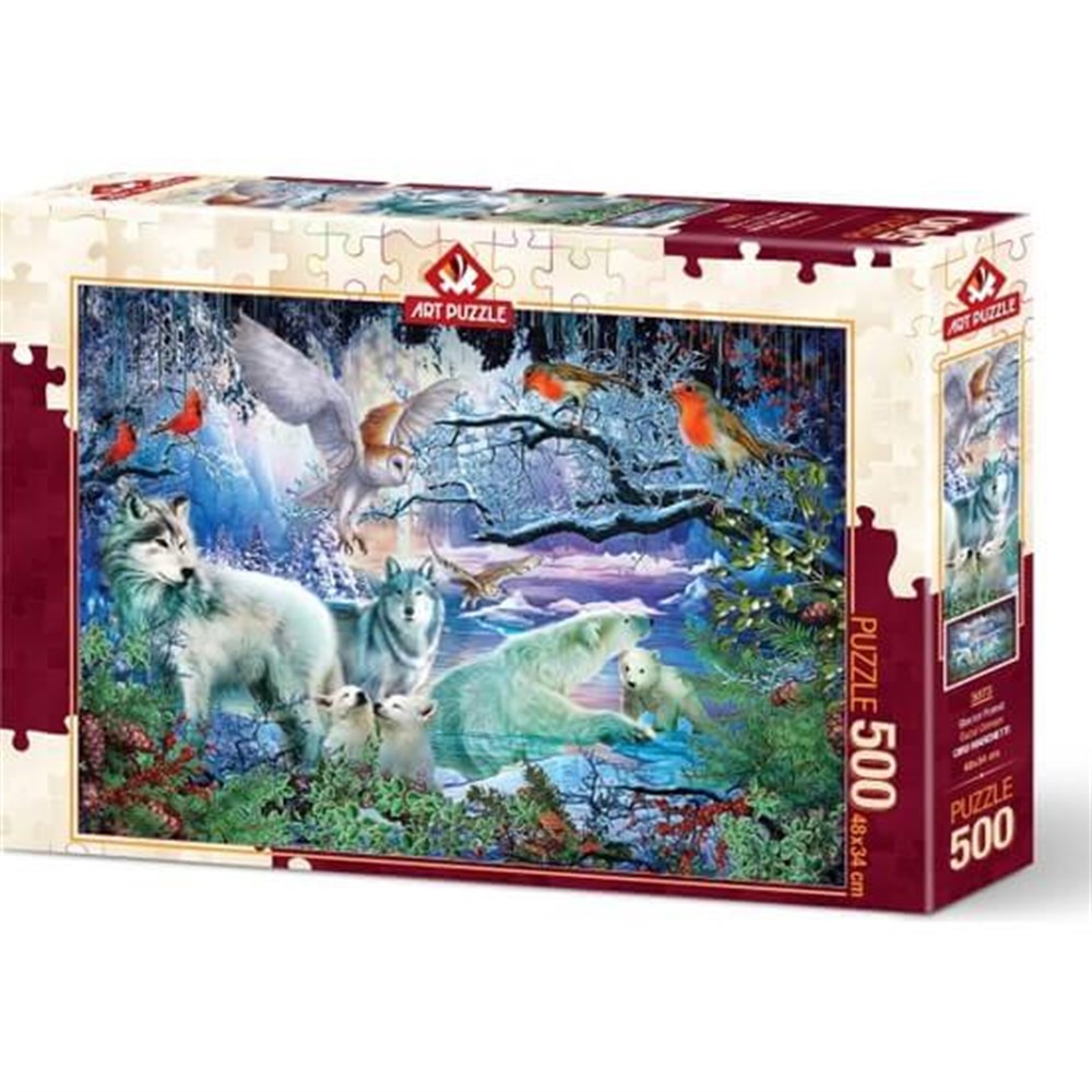Art Puzzle 500 Parça Buzul Ormanı Art Puzzle HD5073