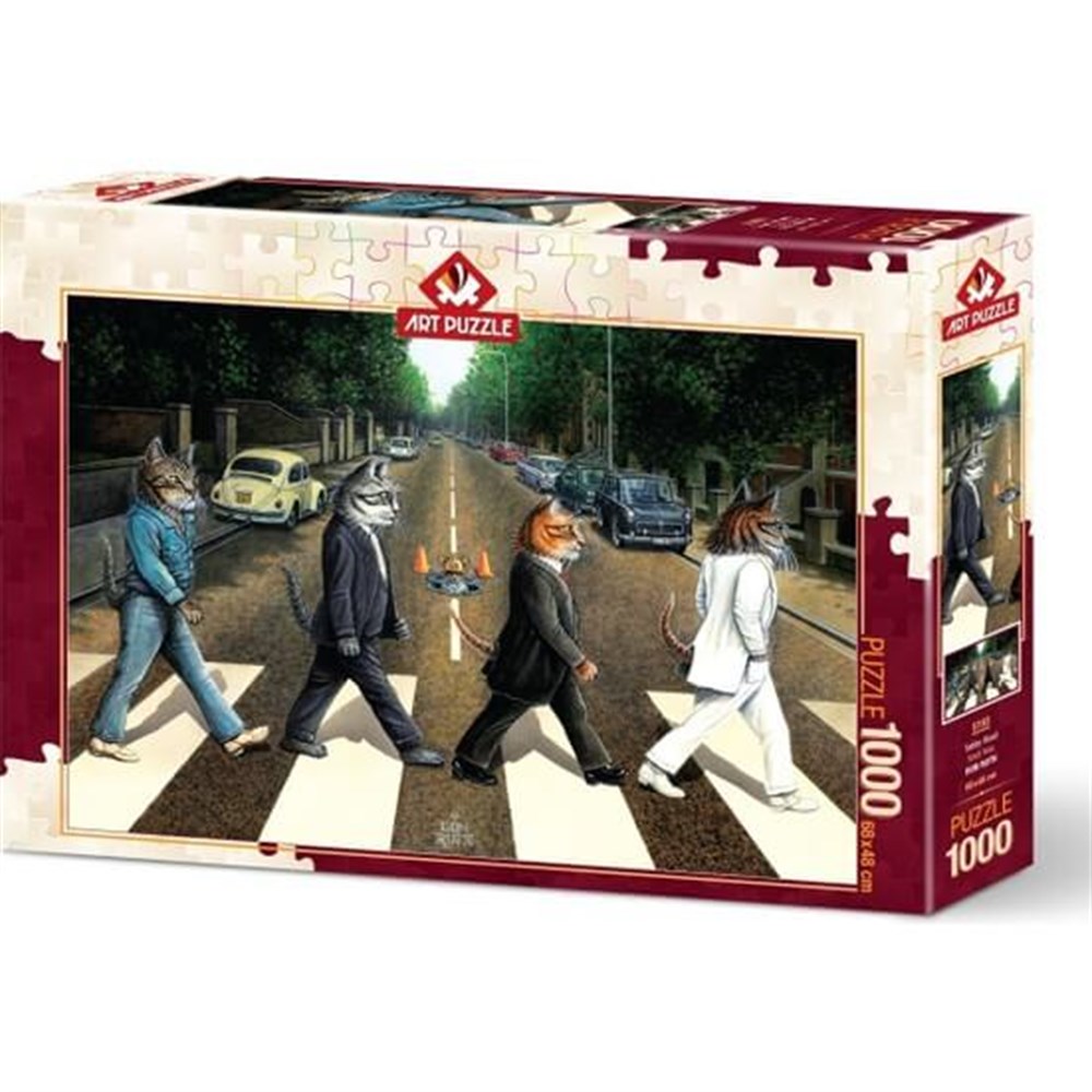 Art Puzzle 1000 Parça Kedi Yolu Art Puzzle HD5193