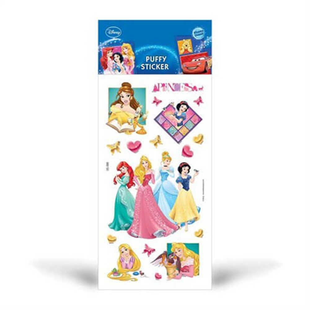 Artikel DS-088 Puffy Prenses Sticker Artikel DS-088