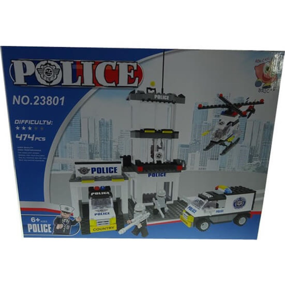 Bricks 474 Parça Polıs Seti 23801 Ausini 23801