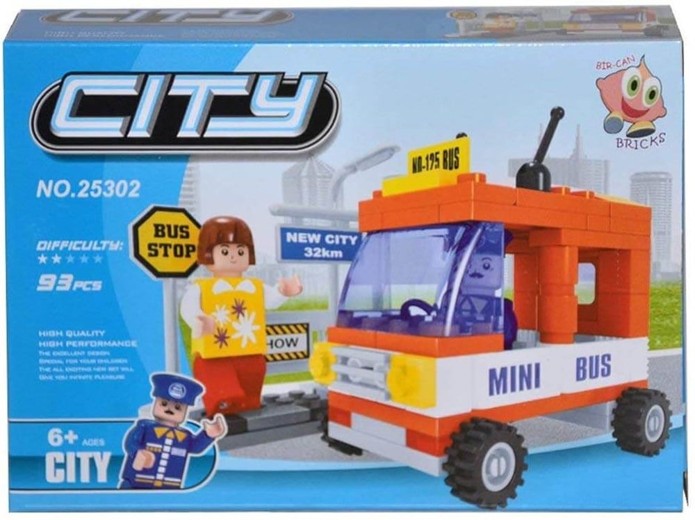 Bricks 93 Parça City Seti 25302 Ausini 25302