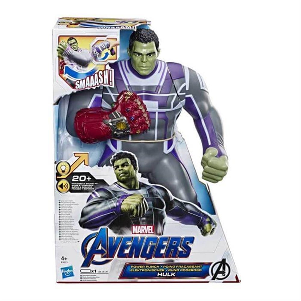 Avengers Power Punch Hulk Aksiyon Figürü E3313 Avengers E3313
