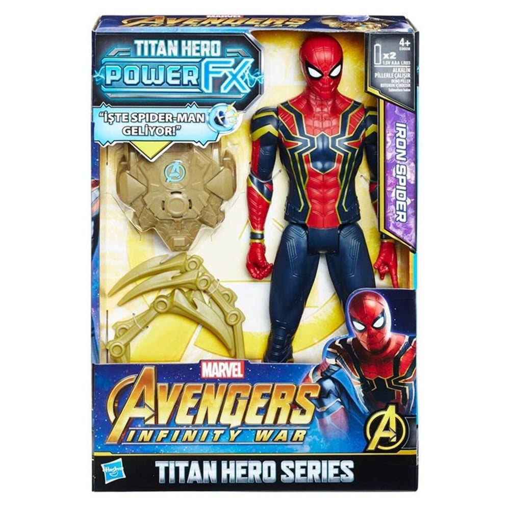 Avengers Infinity War Titan Hero Power FX Spiderman Figür 30 cm. E0608