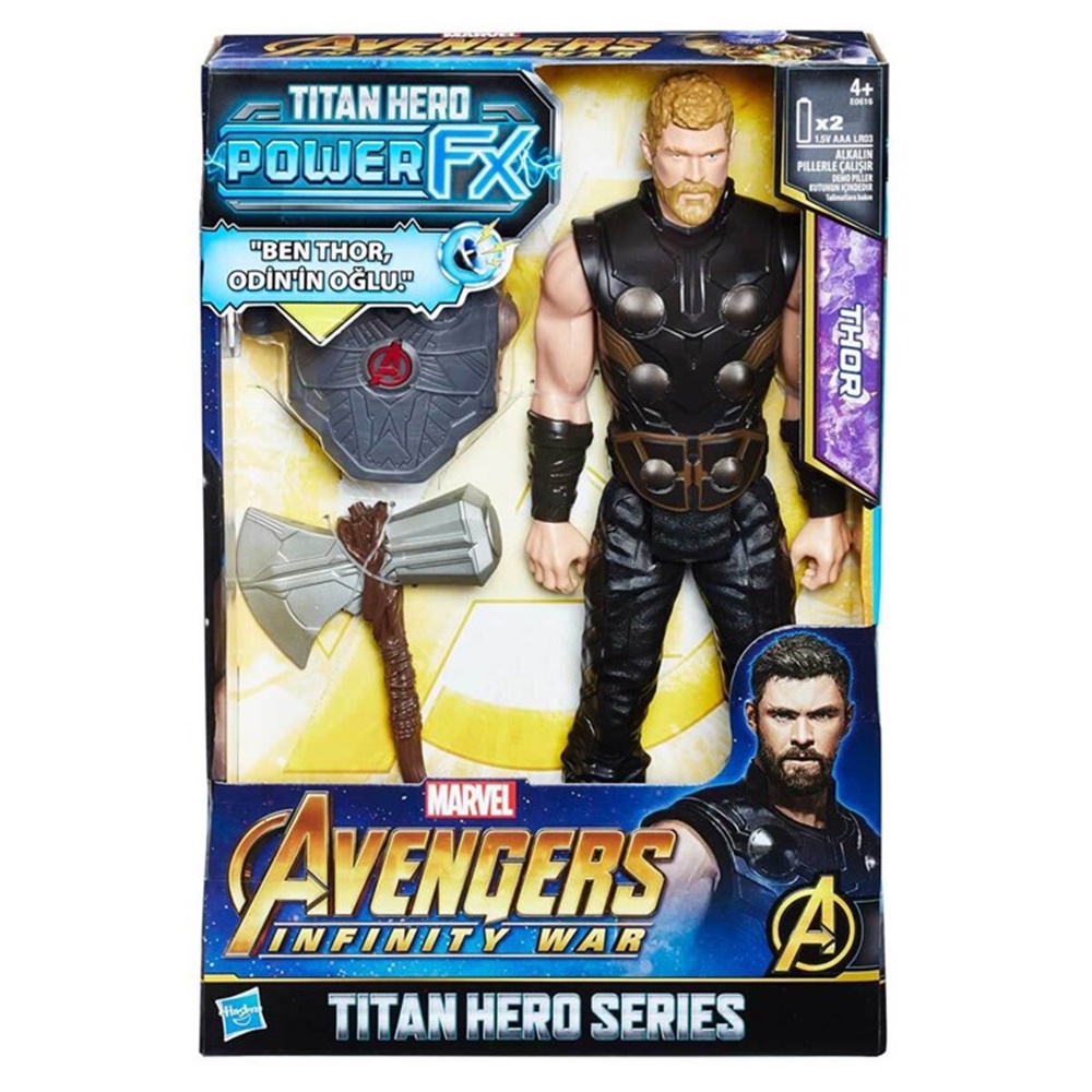 Avengers Infinity War Titan Hero Power FX Thor Figür 30 cm. E0616