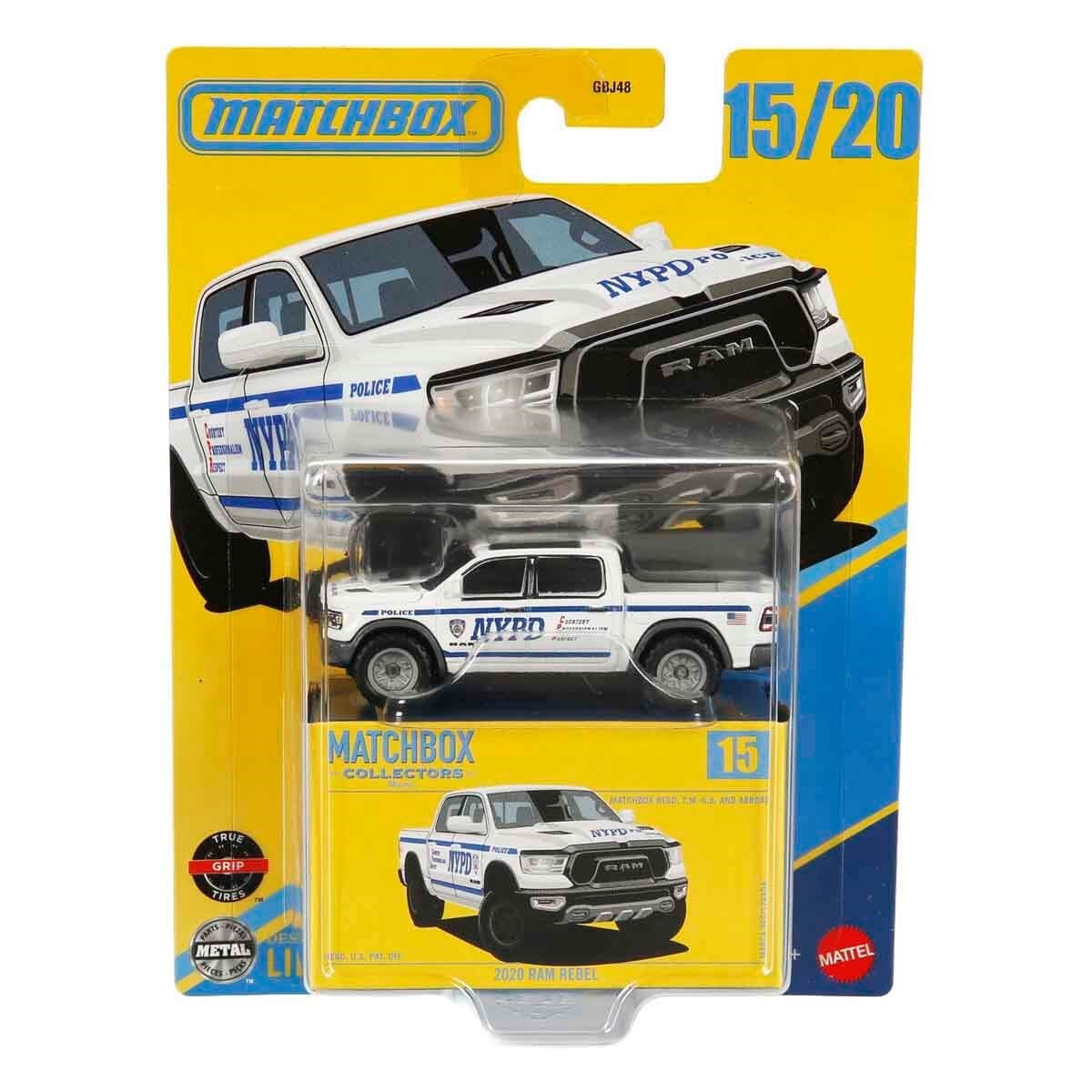 Matchbox Koleksiyon Araçları Serisi 2020 RAM Rebel GBJ48-JCL40 Diğer JCL40