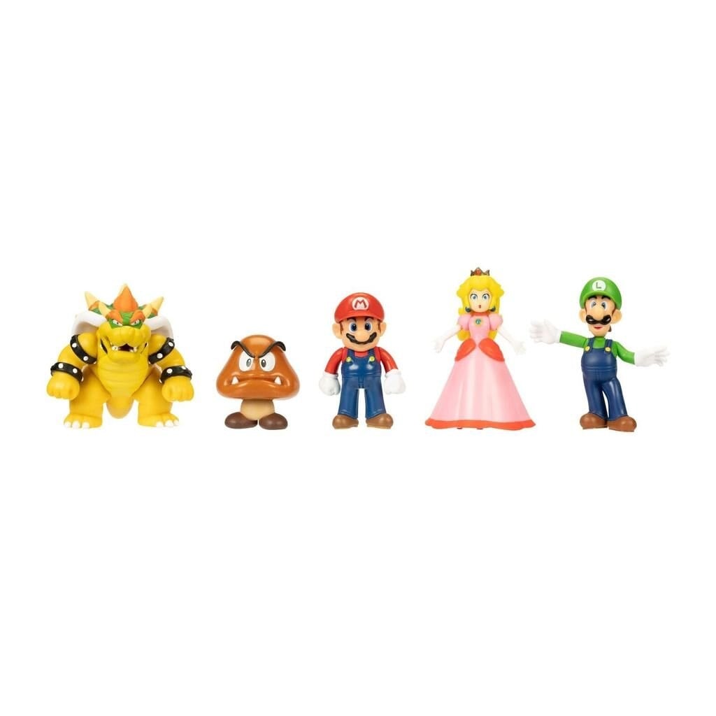 NINTENDO SUPER MARIO DELUXE OYUN SETI BOWSER SHIP DAHIL 5 FIGUR 6.5 CM 13258 Diğer NESL 13258