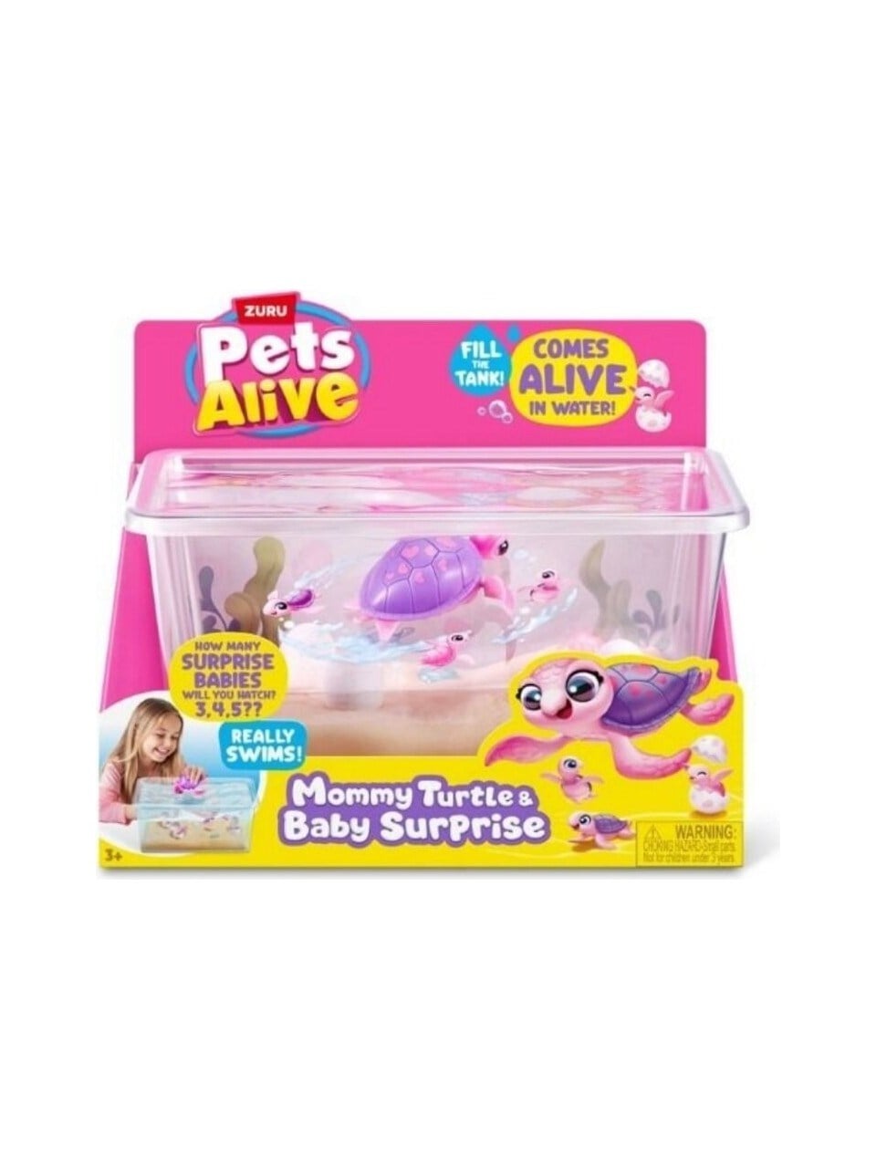 Pets Alive Yüzen Kaplumbağa Ailesi PEL16000 Zuru PEL16000
