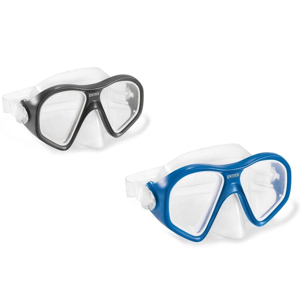 Intex Reef Rider Yüzücü Maskesi (Mavi -Siyah Renk) 14+ Yaş Intex 55977