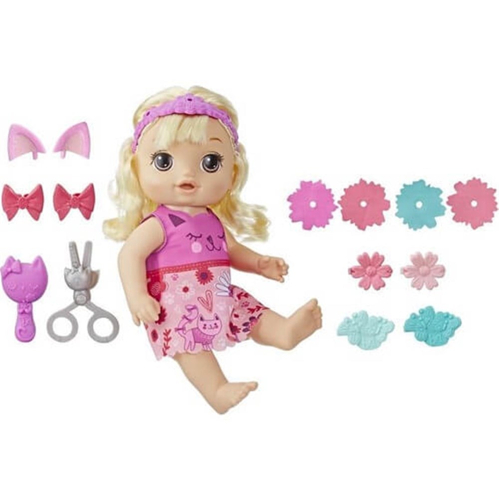 Baby Alive Bebeğimle Saç Tasarımı Sarışın E5241 Baby Alive E5241