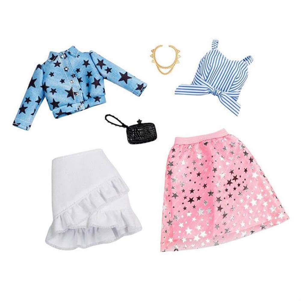 Barbıenın Kıyafetlerı Ikılı Paket Fyw82-Fxj66 Barbie FXJ66