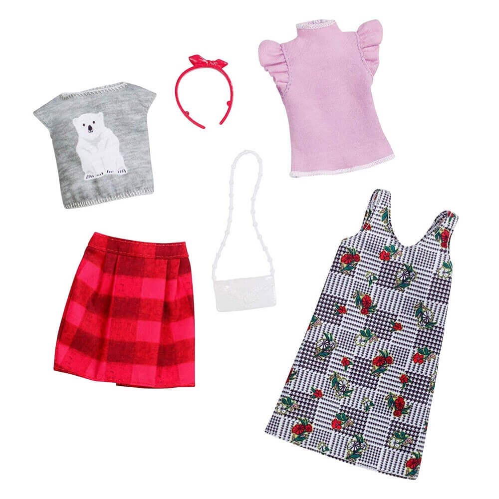 Barbıenın Kıyafetlerı Ikılı Paket Fyw82-Fxj67 Barbie FXJ67