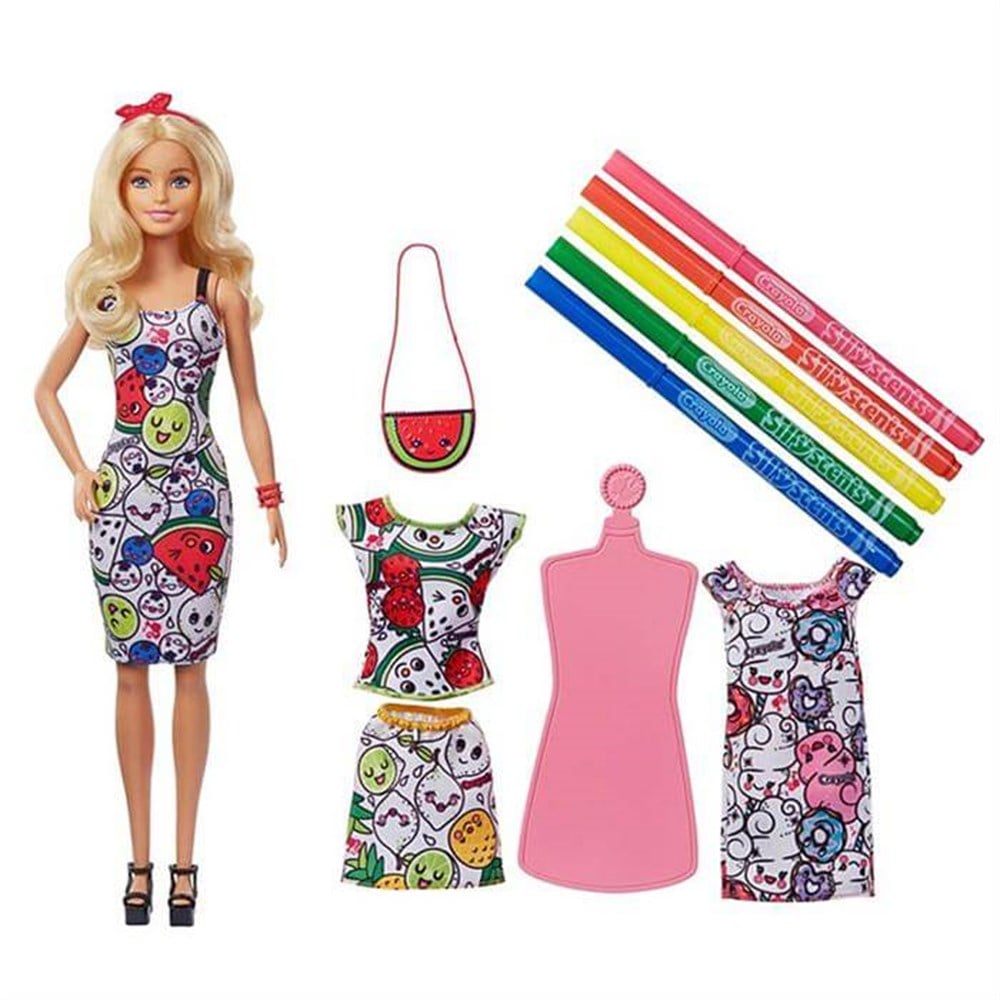 Barbie Ve Crayola Renkli Kıyafetler GGT44 Barbie GGT44