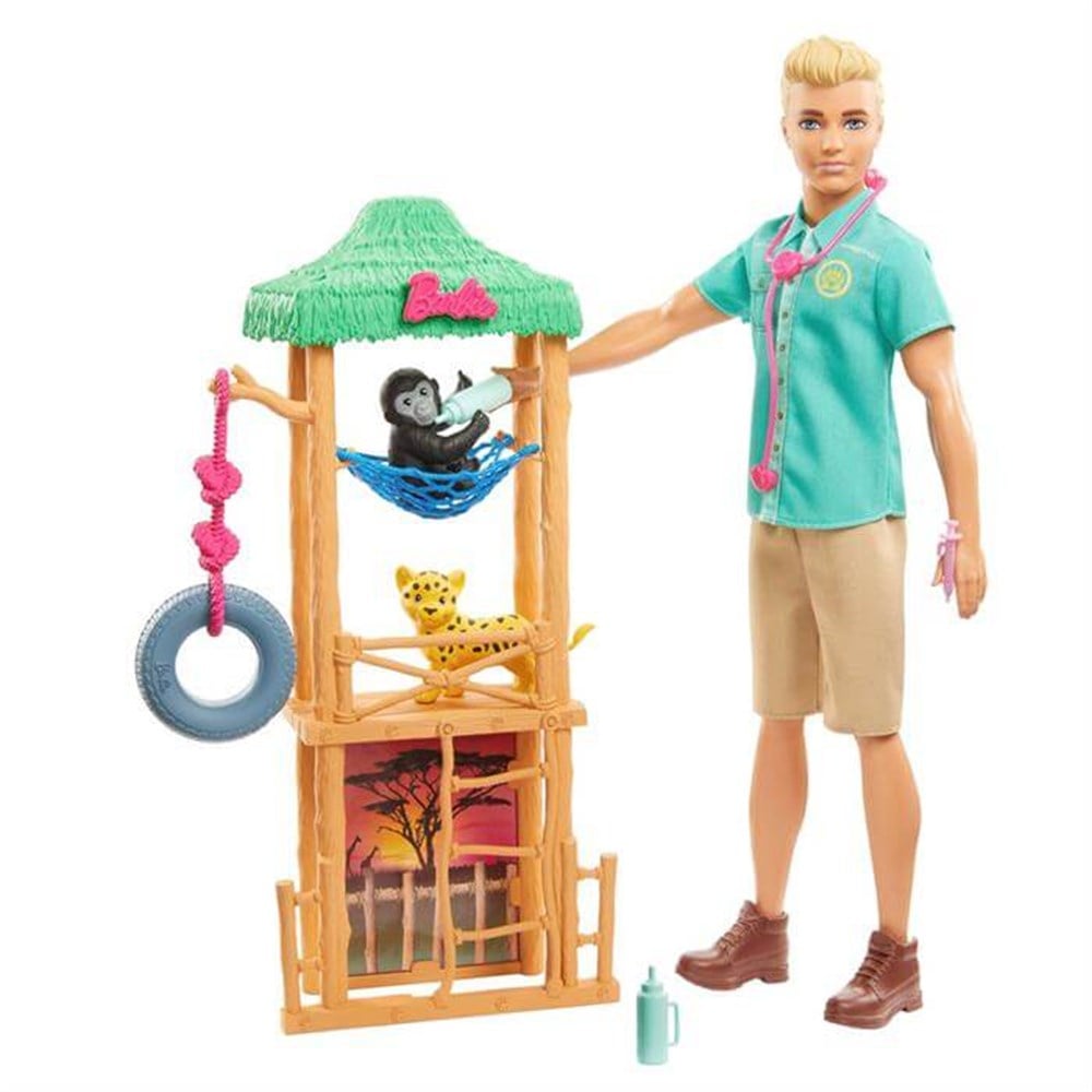Barbie Ken Ve Meslekleri Oyun Setleri GJM32-GJM33 Barbie GJM33