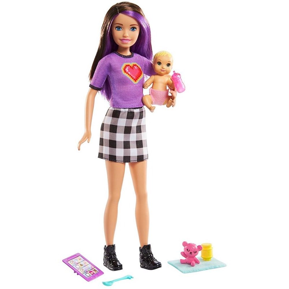 Barbie Bebek Bakıcısı Skipper Bebek Serisi GRP10-GRP11 Barbie GRP11