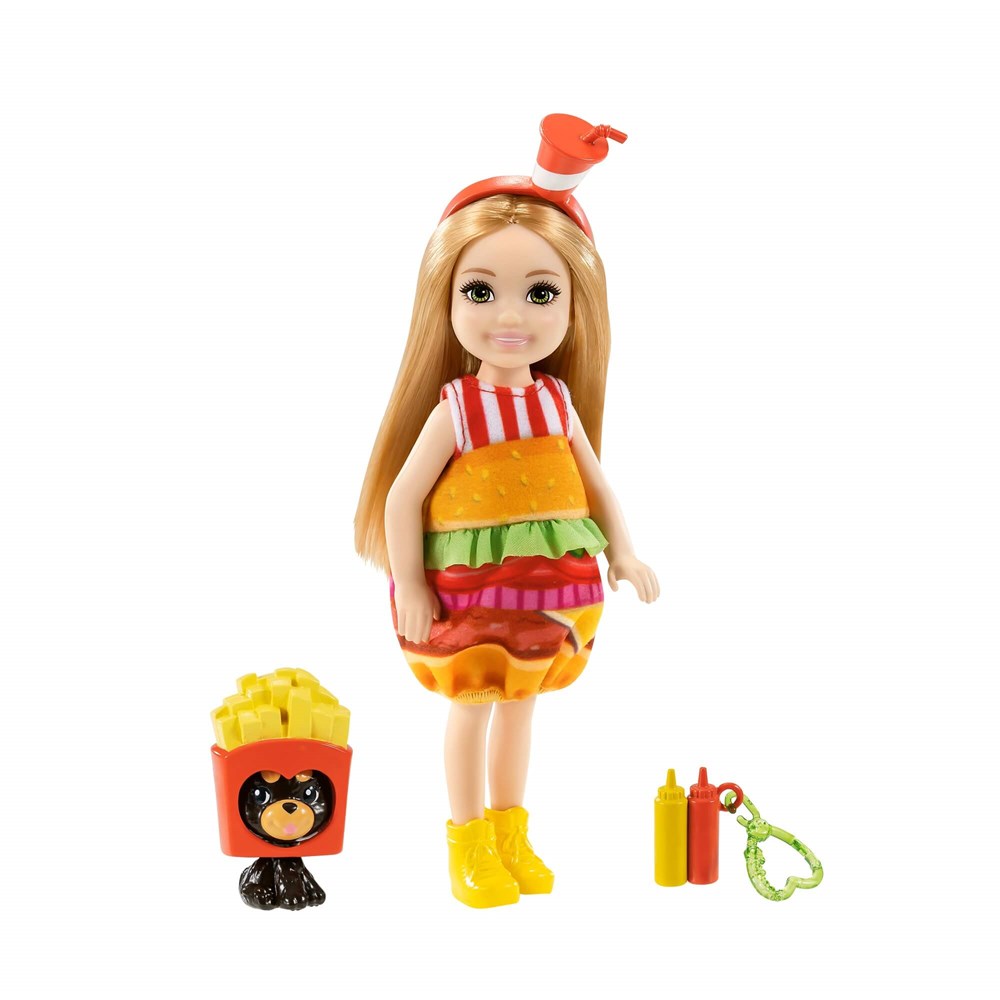 Barbie Kostümlü Chelsea ve Hayvancığı Oyun Setleri GHV69-GRP69 Barbie GRP69