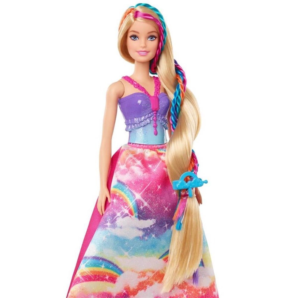 Barbie Dreamtopia Örgü Saçlı Prenses Bebeği GTG00 Barbie GTG00