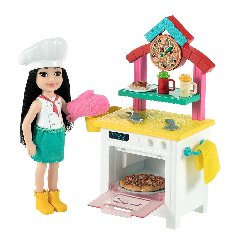 Barbie Chelsea Meslekleri Öğreniyor Bebek ve Oyun Setleri Gtr88-Gtn63 Barbie GTN63