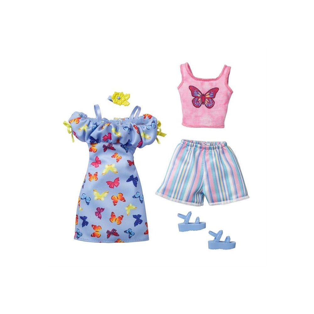Barbie'nin Kıyafet Koleksiyonu 2'li Paketler GWF04-HBV68 Barbie HBV68