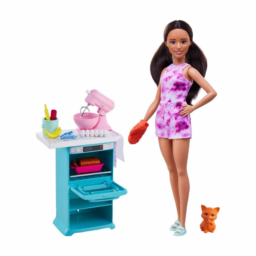 BARBIE ILE MUTFAK MACERALARI OYUN SETI HCD44 Barbie HCD44