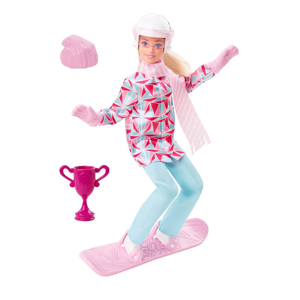 Barbie Snowboard Sporcusu Bebek HCN32 Barbie HCN32