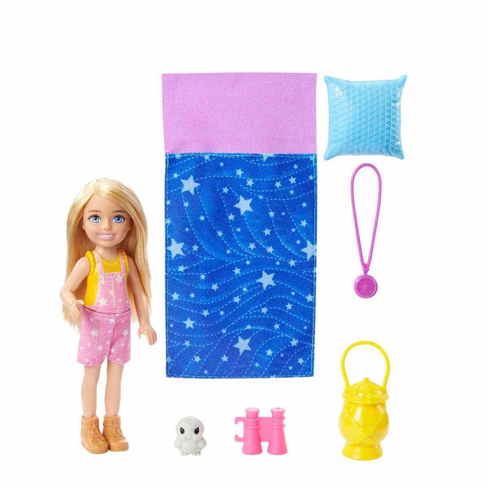 Barbie Chelsea'nin Kamp Macerası Oyun Seti HDF77 Barbie HDF77