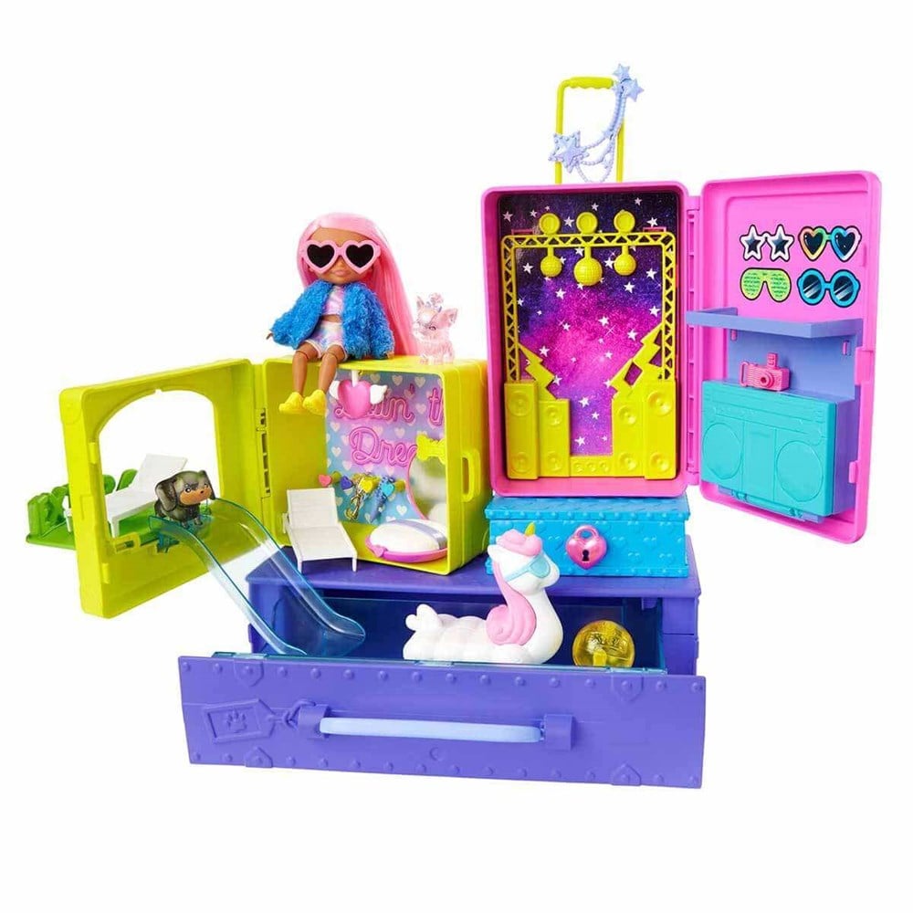 BARBIE EXTRA MINI VE HAYVAN DOSTLARININ SEYAHAT MACERALARI HDY91 Barbie HDY91