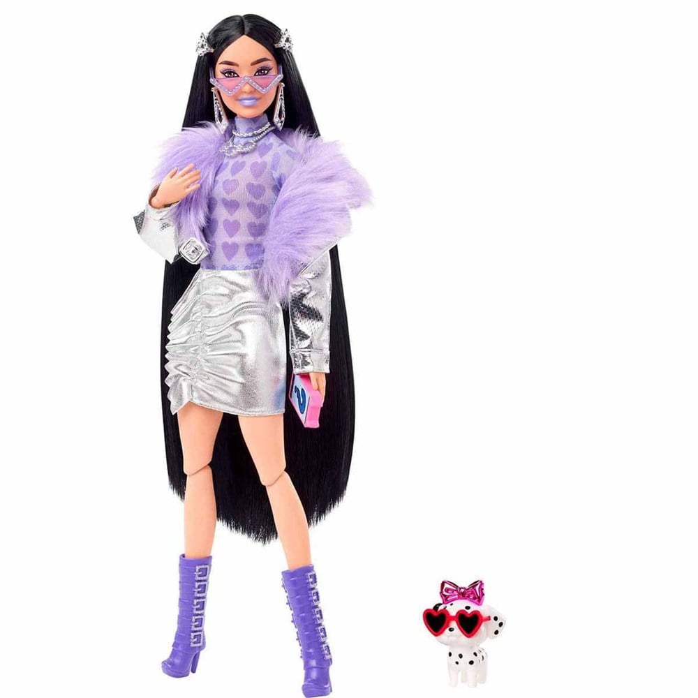 Barbie Extra Mor Botlu Bebek HHN07 Barbie HHN07