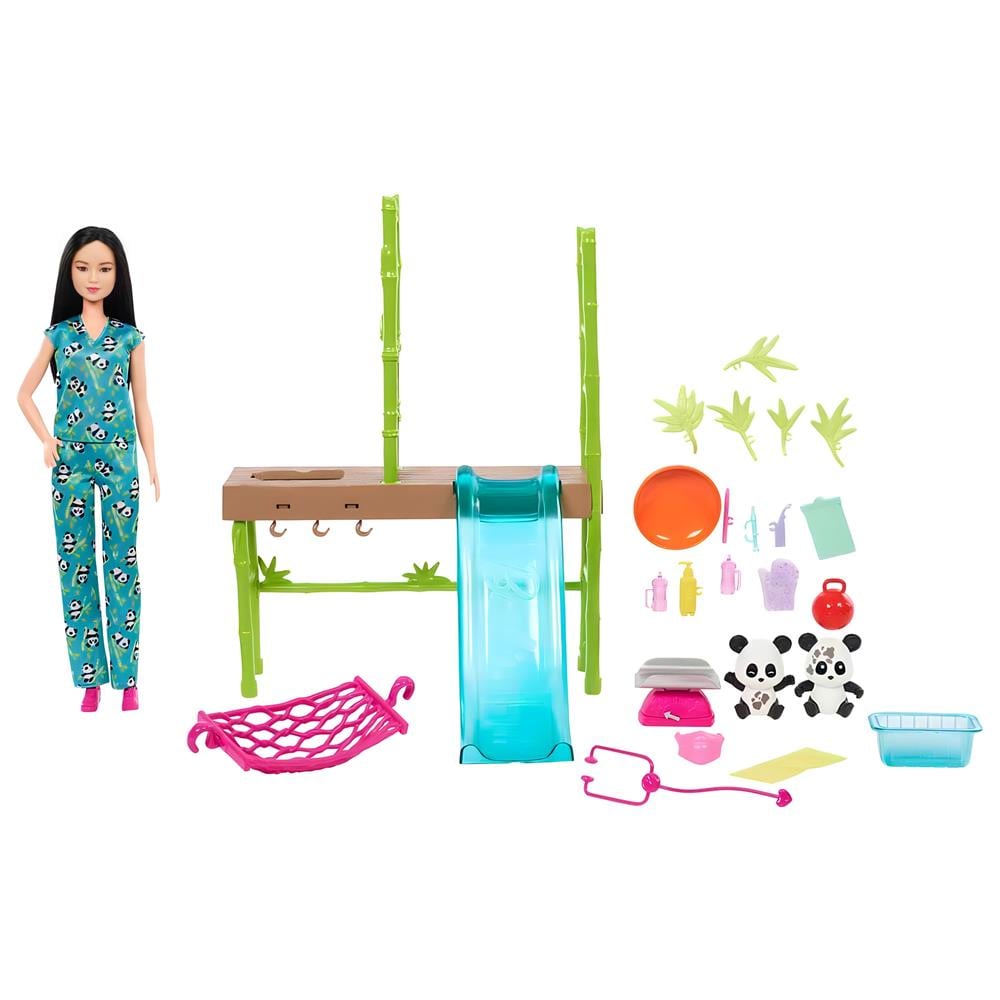 Barbie Yavru Panda Bakımı Oyun Seti HKT77 Barbie HKT77