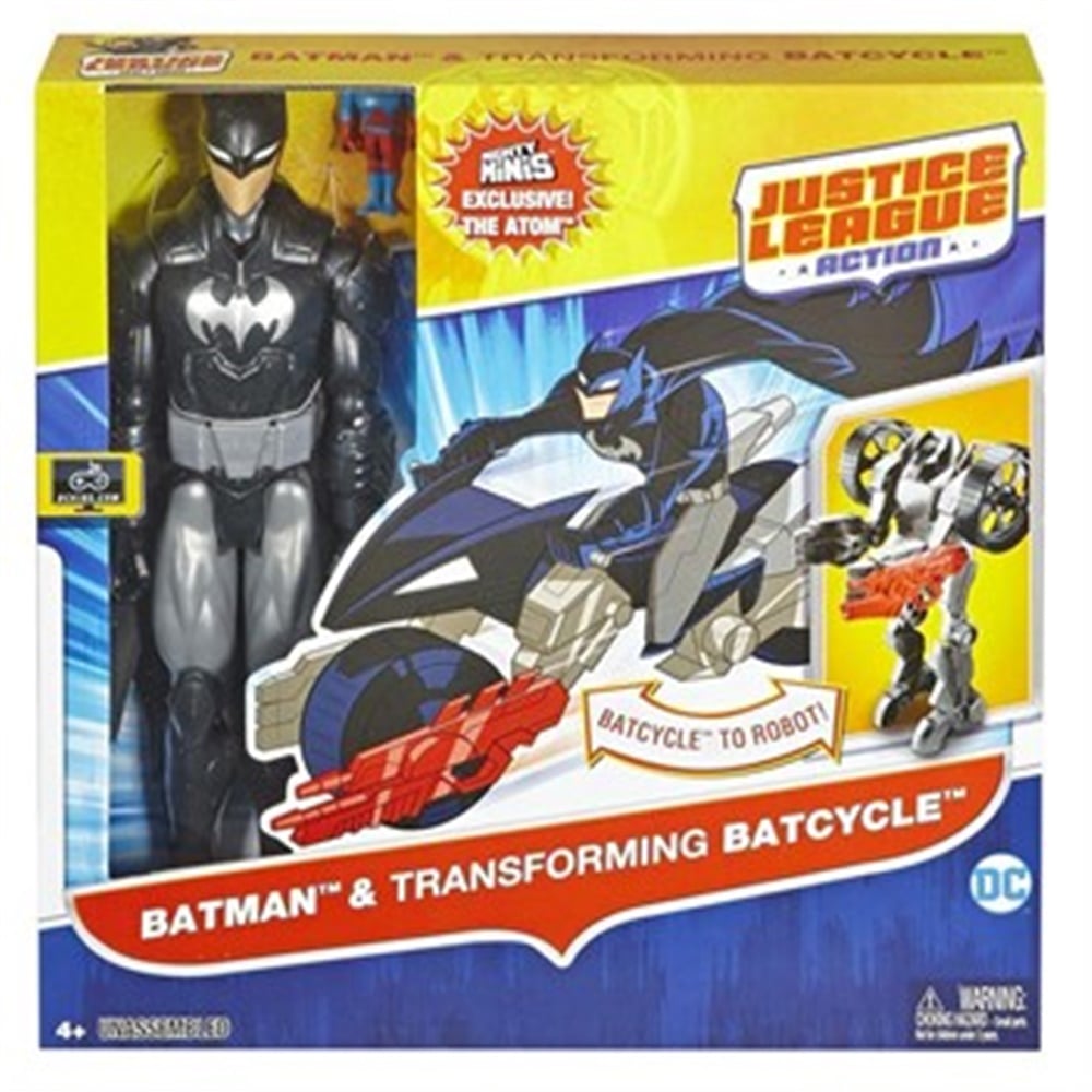 Batman Justice League 30 cm Figür ve Aracı FBR10
