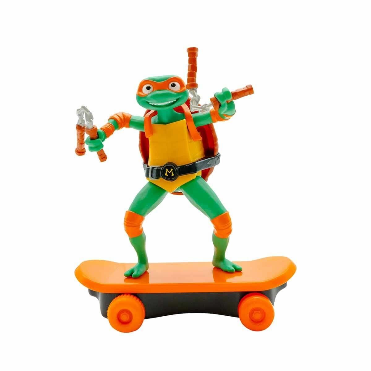 TMNT Mutant Mayhem Sewer Shredders Figür TU814001 Mikey Giochi Preziosi TU814001 M