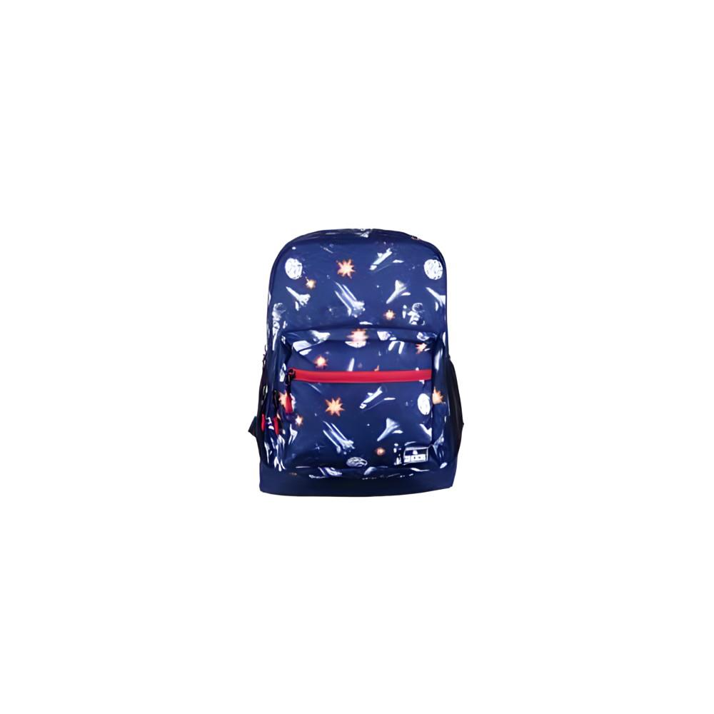 Bear & Deer School Uzay Lacivert Çift Gözlü Sırt Çantası BD-CN0234 Bear & Deer BD CN0234