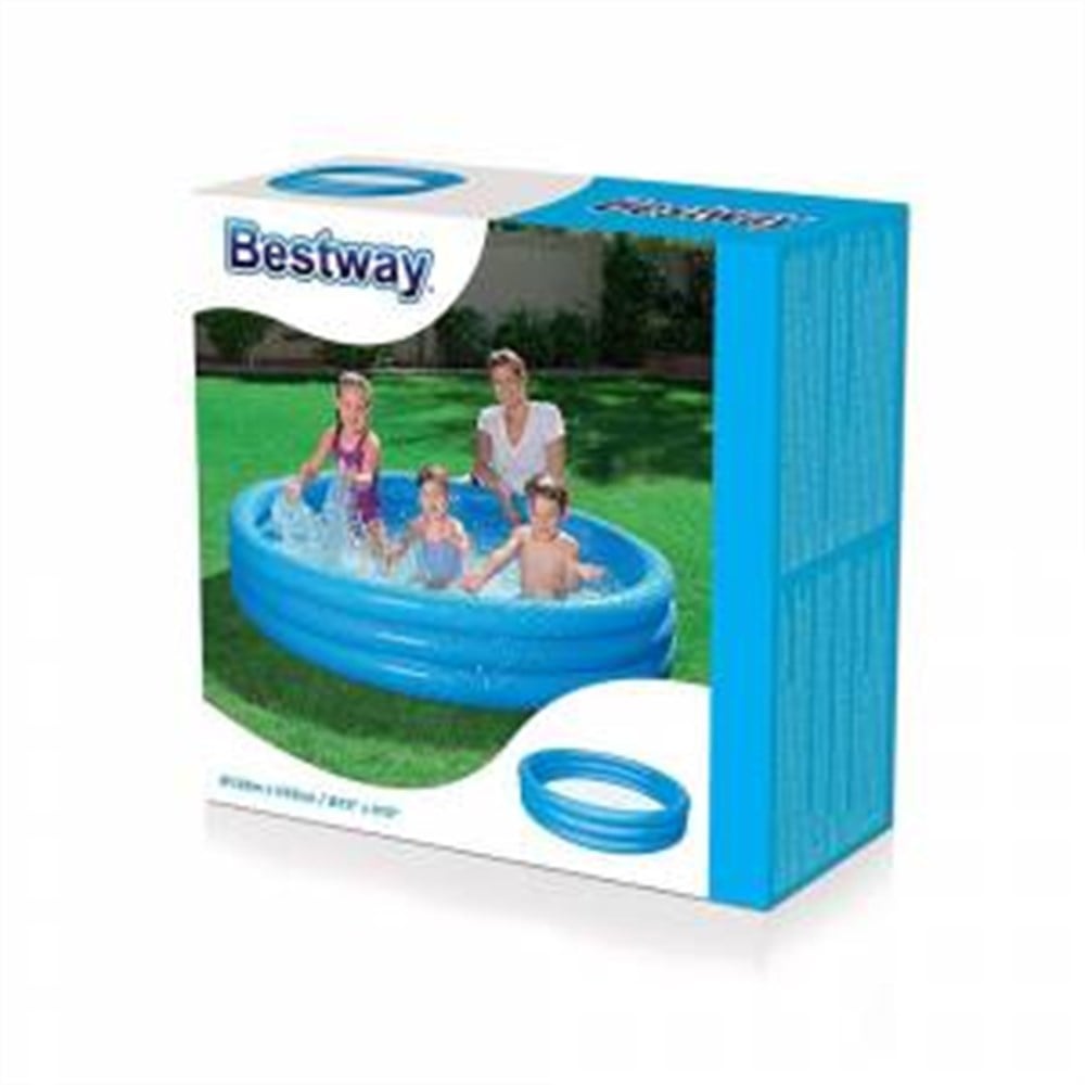 Bestway 183X33 Cm 3 Bölmeli Jumbo Renkli Havuz Mavi Bestway 51027 M