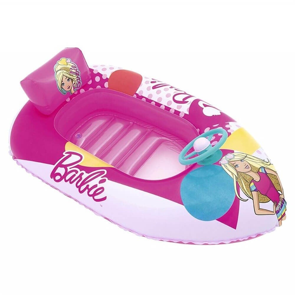 Bestway Barbie Direksiyonlu Çocuk Botu 114x71 Cm Bestway 93204