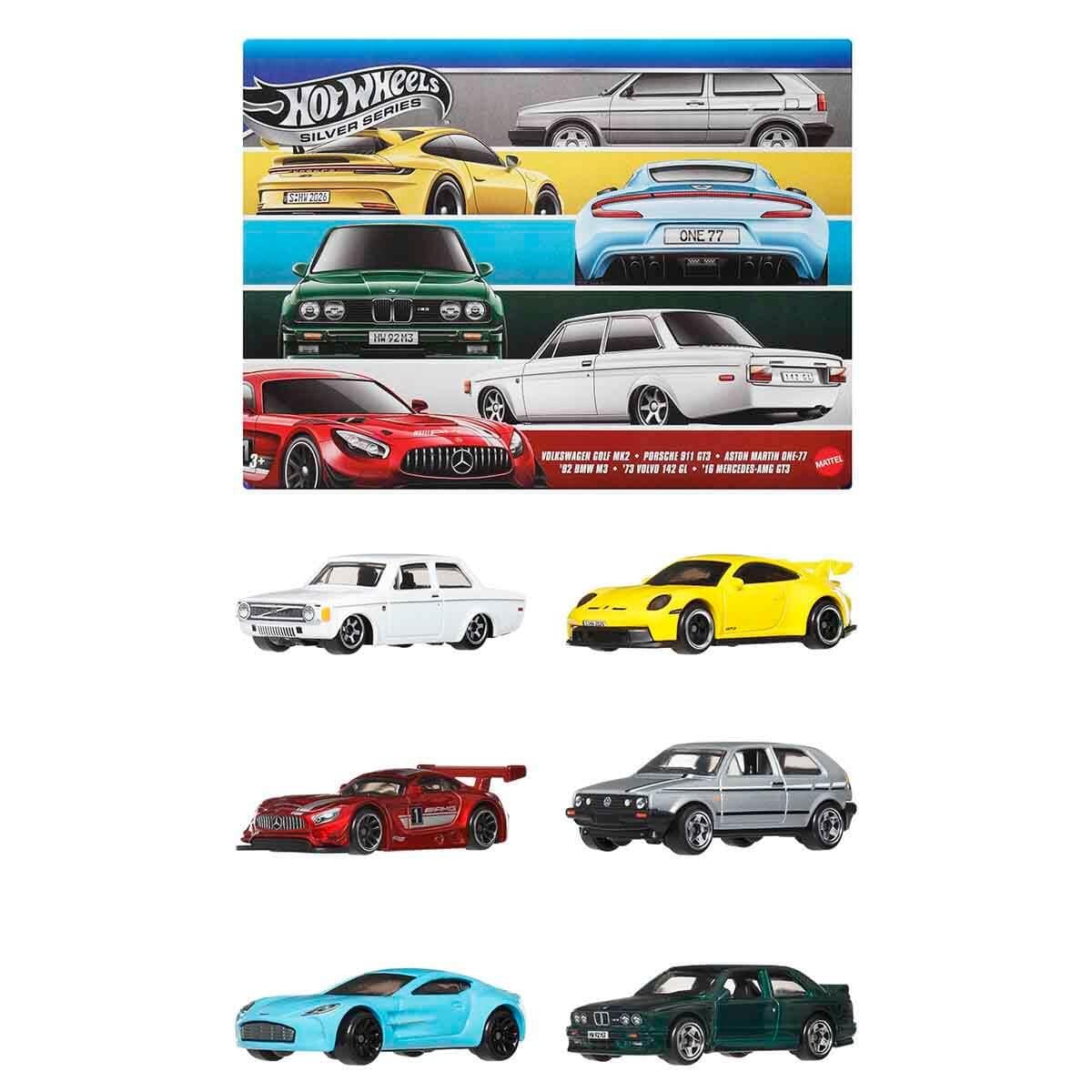 HOT WHEELS SILVER SERISI EURO STYLE 6’LI PAKET JLB25 Diğer JLB25