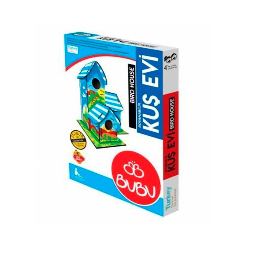Bu-Bu Boyanabilir Kuş Evi Bubu BUBU AC0006