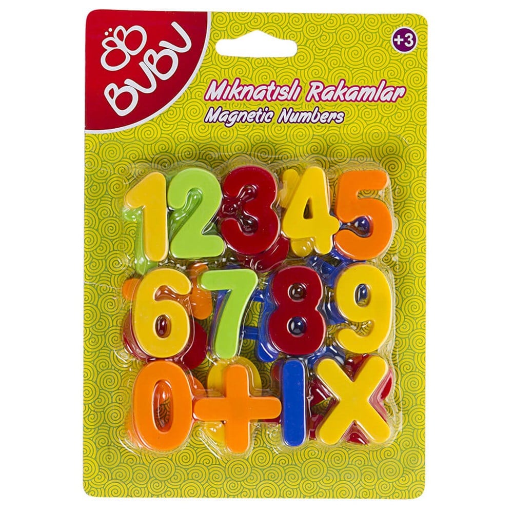 Bubu Mıknatıslı Rakam 25 Parça BUBU00083 Bubu BUBU00083