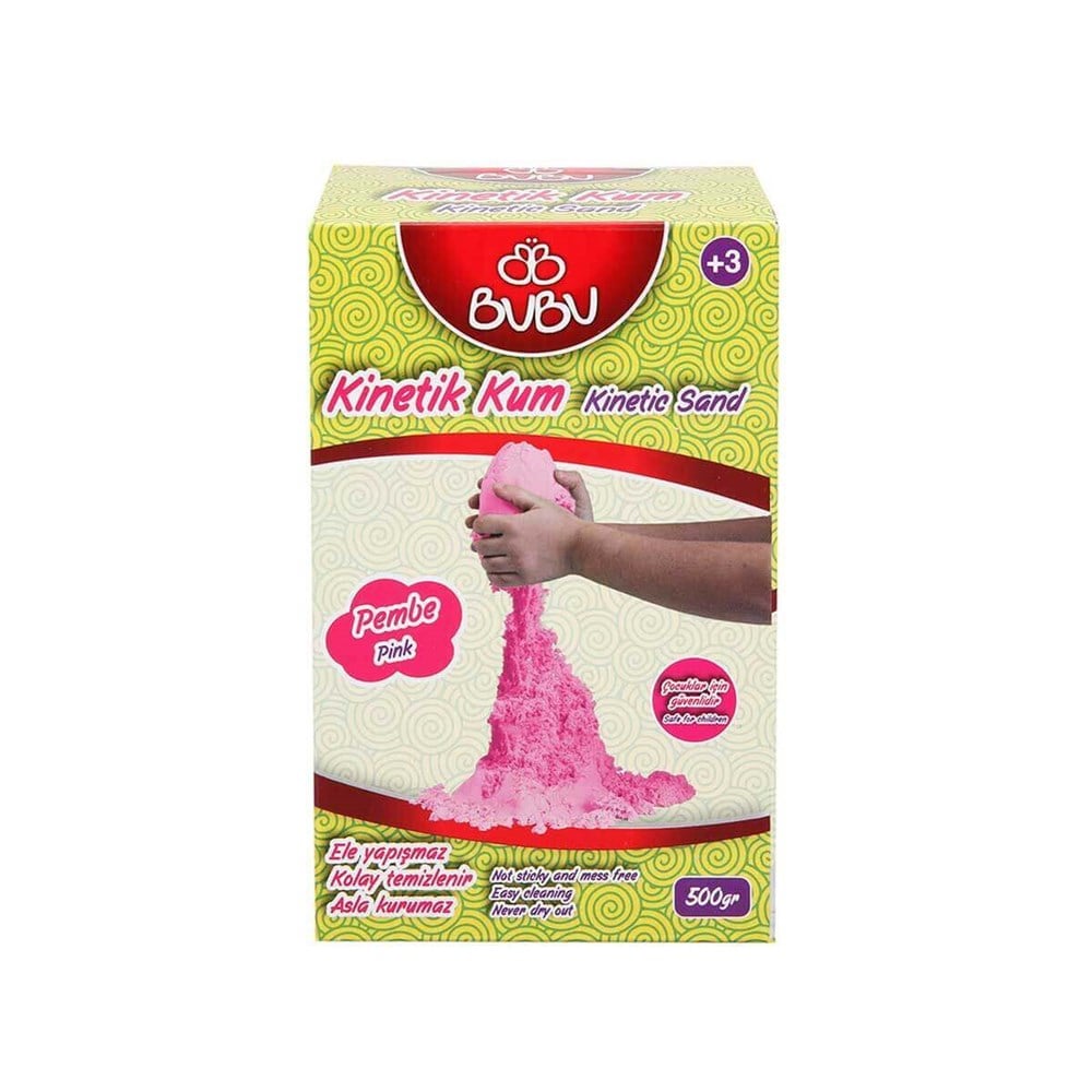 Bubu Kinetik Kum 500 Gr Pembe Bubu BUBUKU0005
