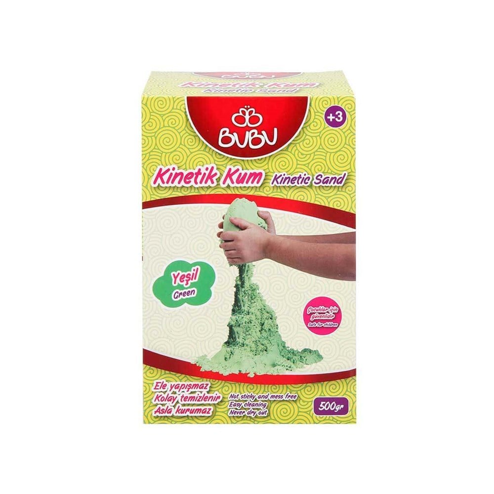 Bubu Kinetik Kum 500 Gr Yeşil Bubu BUBUKU003