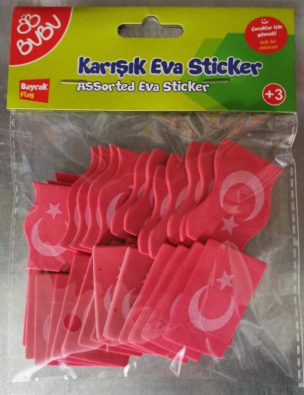 Bubu Eva Sticker Karışık Bubu BUBUSTS006